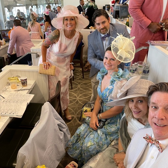 August Hats Big Flower Organza Wide brim Hat - Picture 7 of 7